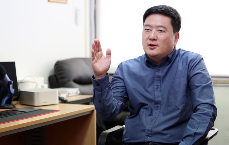 김태봉 아주대학교 경제학과 뱅크카지노는 블록체인과 암호화폐에 대해 "단순하게 도박, 투기 자산이라는 관점에서 규제 중심의 정책을 펴서는 안 된다"고 말했다. 2025.4.29/뉴스1 ⓒ News1 김명섭 기자
