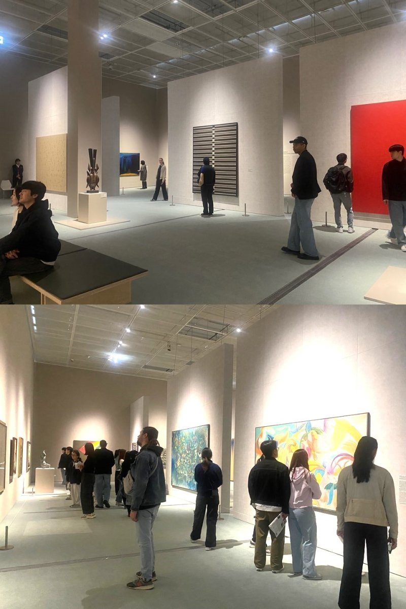 [사진=박현주 라이트닝 바카라 사이트전문기자] '한국현대미술 하이라이트'전시 전경. *재판매 및 DB 금지