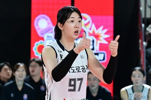 여자배구 대표팀에 발탁된 한국도로공사의 강소휘 (출처=연합뉴스)