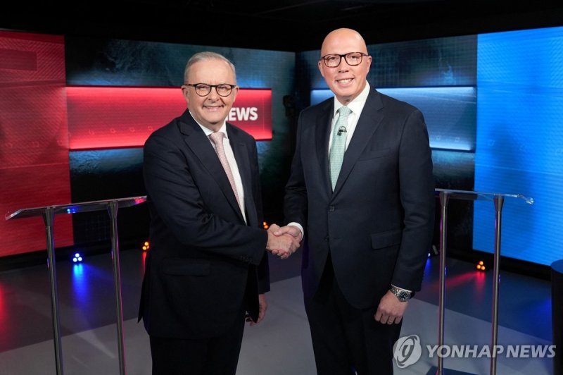 앨버니지 호주 총리와 더튼 자유당 대표 (출처=연합뉴스)