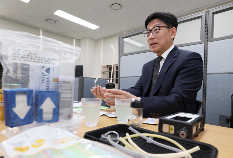 남성신 서울경찰청 마약범죄수사대 마약범죄수사1계장이 지난 23일 서울 마포구 서울경찰청 광역수사단 사무실에서 뉴스1과 인터뷰를 하고 있다. ⓒ News1 오대일 기자