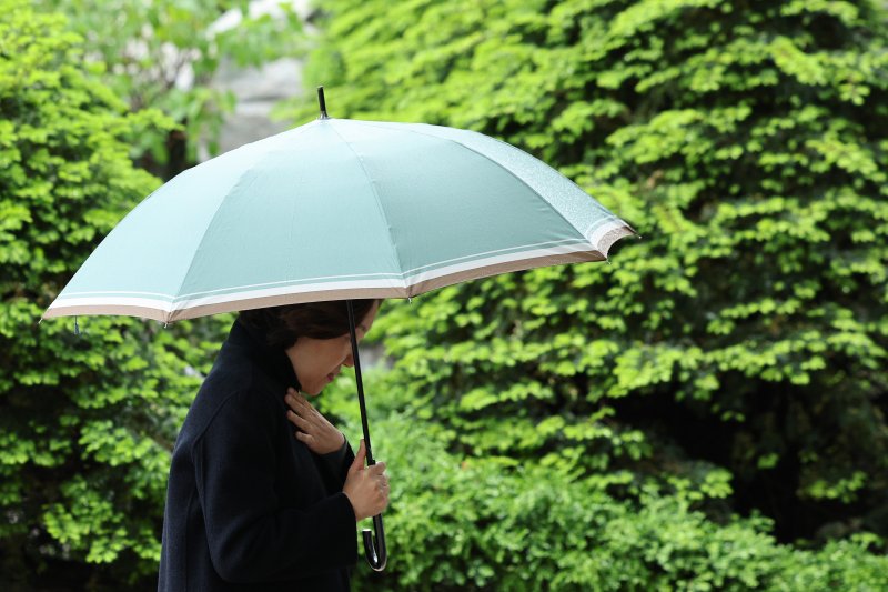 서울을 비롯한 수도권 일대에 비가 내린 1일 서울 강남구 코엑스 일대에서 우산을 쓴 시민들이 걸음을 옮기고 있다. 2025.5.1/스피드 바카라 사이트1 ⓒ News1 신웅수 기자