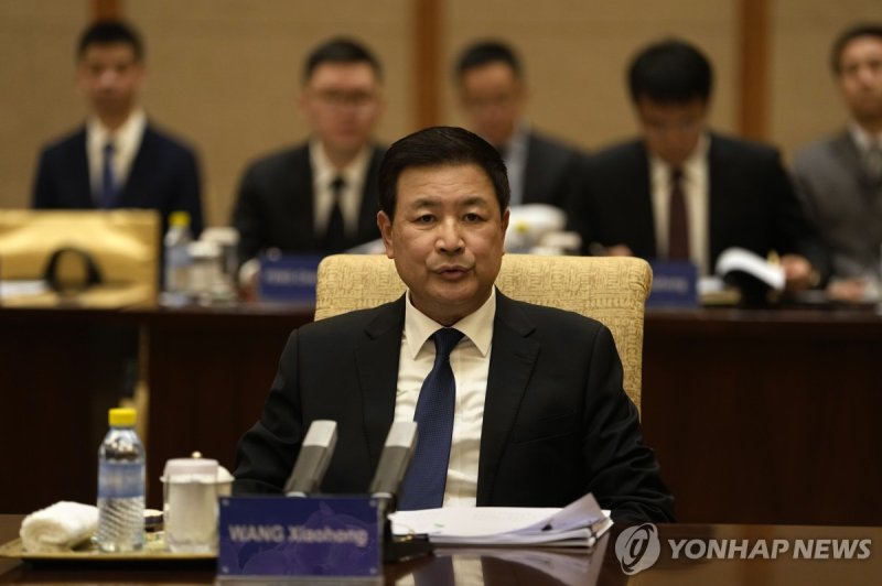 왕샤오훙 중국 공안부장 (출처=연합뉴스)