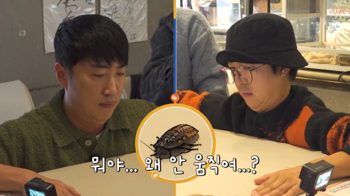 "인기 식재료라니" 김준호, 日식용 바퀴벌레에 경악…먹방 벌칙 피할까