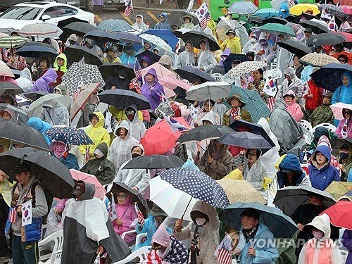 지난달 12일 열린 '광화문 국민대회' (출처=연합뉴스)