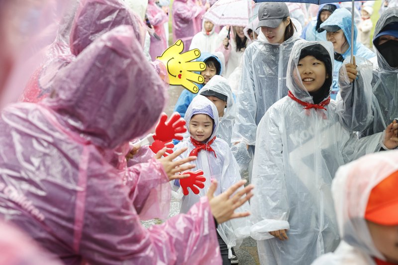 3일 대구 두류공원에서 열린 2025 국제어린이마라톤 현장.(세이브더칠드런 제공.재판매 및 DB금지)