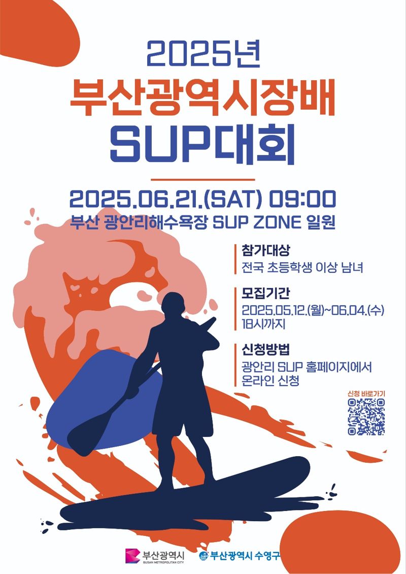 전국 SUP 대회 홍보 포스터. 수영구 제공