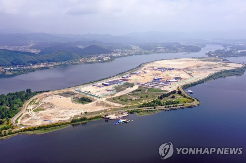 지난 2020년 당시 춘천 레고랜드 공사 현장 (출처=연합뉴스)