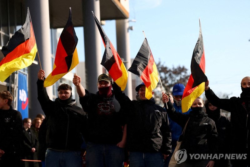 독일대안당(AfD) 지지자들의 집회 (출처=연합뉴스)