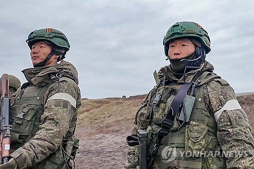 러시아 쿠르스크에 파병된 북한군. 연합뉴스