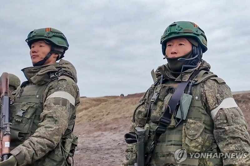 쿠르스크에 파병된 북한군 (출처=연합뉴스)