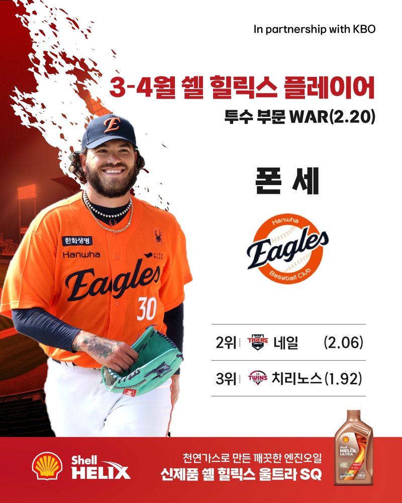한화 폰세.(KBO 제공)