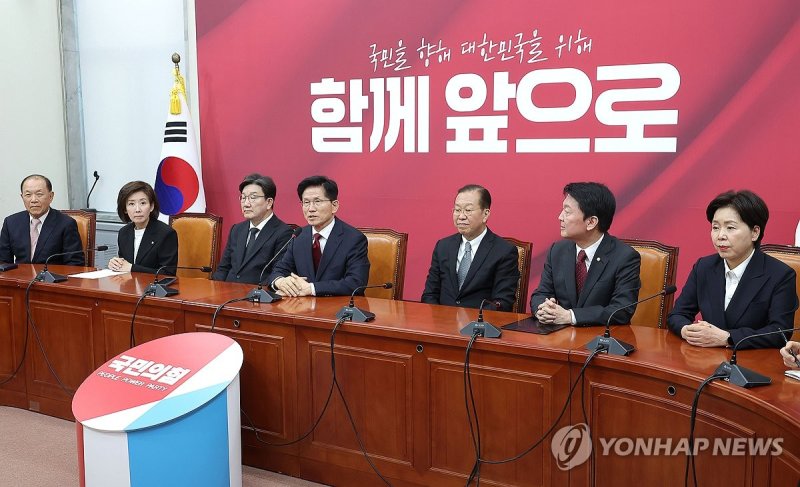 김문수 후보, 선대위 발언 (출처=연합뉴스)