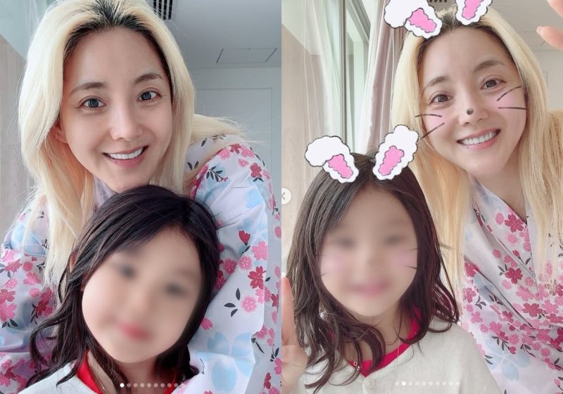 '11살 연하♥' 바다, 딸 루아 공개…걸그룹 비주얼