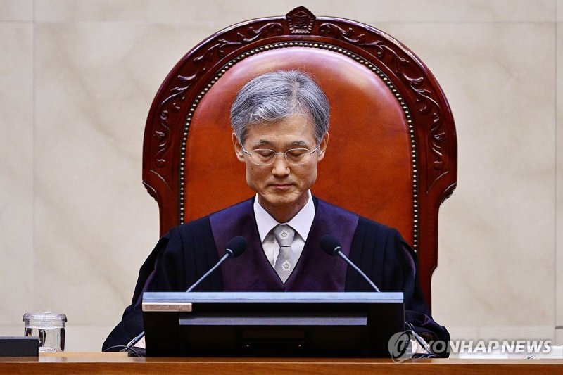 이재명 후보 상고심 선고에 참석한 조희대 대법원장 (출처=연합뉴스)