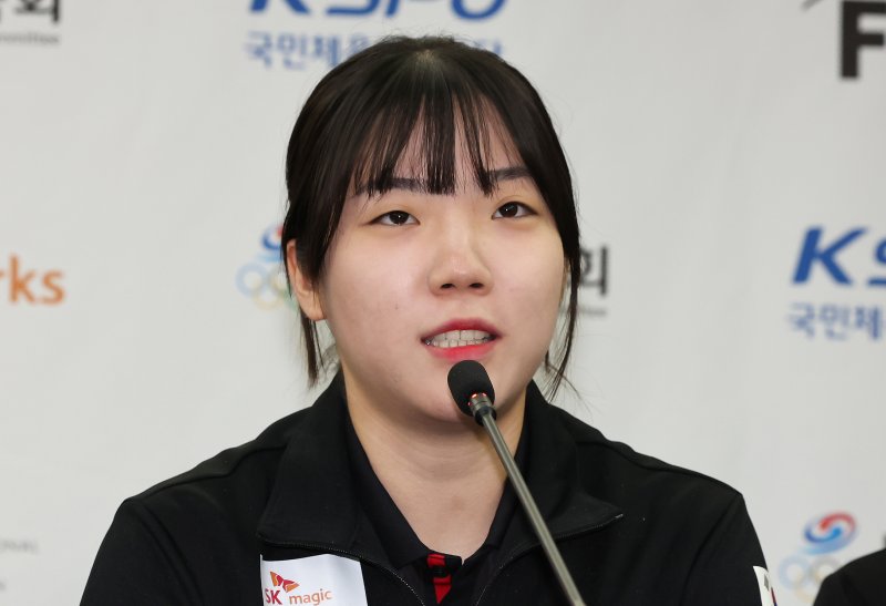 2025 서울 SK텔레콤 국제그랑프리 여자부 우승을 차지한 전하영. /뉴스1 ⓒ News1 장수영 기자