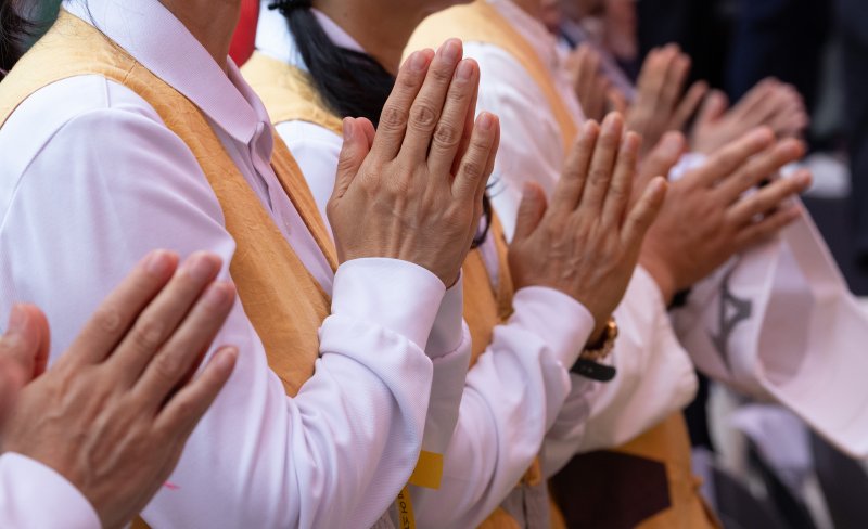 서울 종로구 조계사에서 열린 2024년 부처님오신날 봉축법요식 2024.5.15/뉴스1 ⓒ News1 이재명 기자