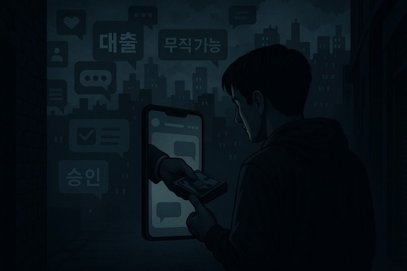 "신상 넘겨야 돈"… 폰만 열면 손닿는 '불법 사채'[벼랑끝 서민경제]⑤