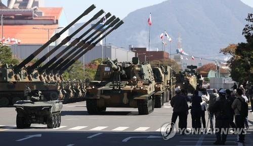 K9 자주포 폴란드 수출 출고식 (출처=연합뉴스)