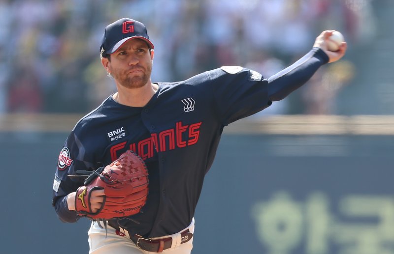 롯데 자이언츠 찰리 반즈. / 뉴스1 DB ⓒ News1 김도우 기자