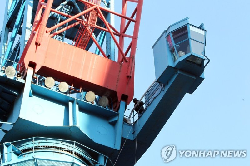 2011년 한진重 크레인 위 고공농성 (출처=연합뉴스)