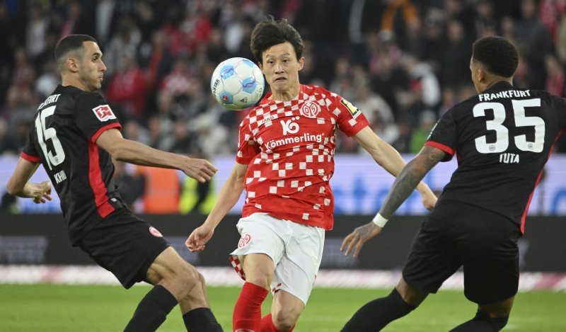 [마인츠=AP/뉴시스] 독일 프로축구 분데스리가 마인츠 미드필더 이재성. 2025.05.04.