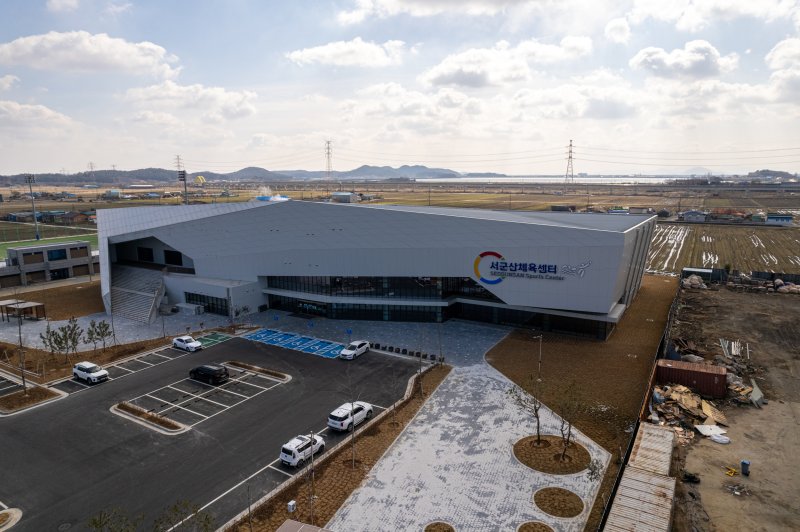 군산시 산북동에 들어선 서군산체육센터 전경.(군산시 제공. 재판매 및 DB금지)