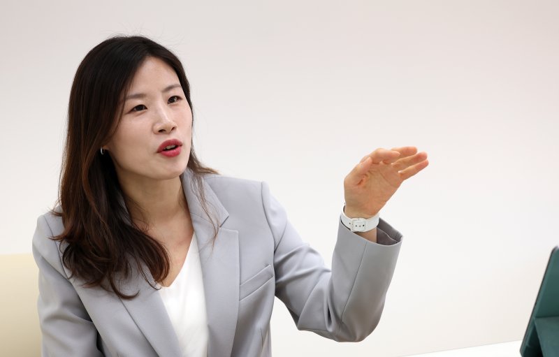 천소라 인하대학교 경제학과 교수는 29일 "정부는 국민연금이 '더 내고 더 받는' 구조로 간다고 하는데 누가 더 내고, 누가 더 받는지 따져봐야 한다"고 강조했다. 2025.4.29/뉴스1 ⓒ News1 김명섭 기자
