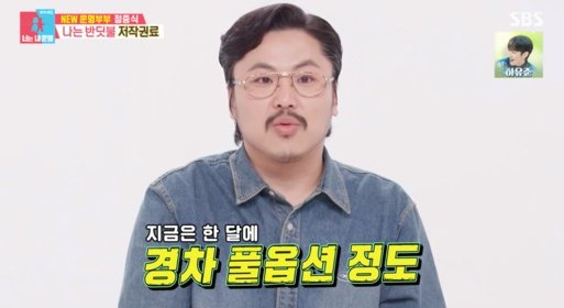 '나는 반딧불' 원곡자 정중식 "저작권료, 한달에 소형차 풀옵션 값"