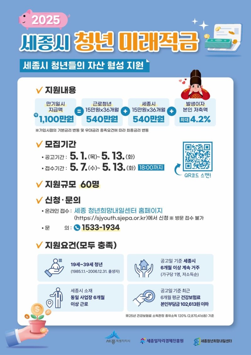 청년 미래적금 참여자 모집 포스터 (출처=연합뉴스)