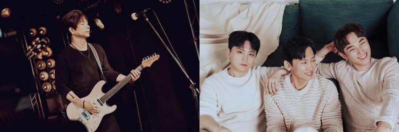 [대구=뉴시스] 015B 멤버 장호일과 발라드 그룹 VOS. (사진=대구 서구문화회관 제공) 2025.05.06. photo@newsis.com *재판매 및 DB 금지