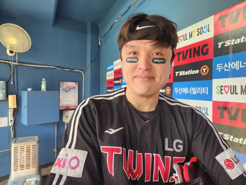 인터뷰하는 박동원 (출처=연합뉴스)