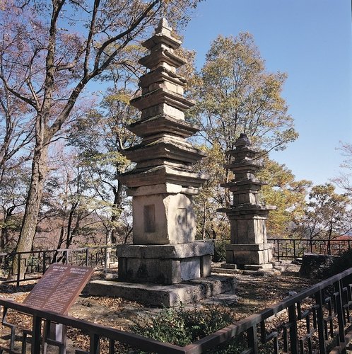 공주 청량사지 칠층·오층석탑 전경 (출처=연합뉴스)