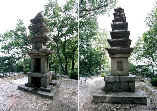 공주 청량사터 '남매탑' (출처=연합뉴스)
