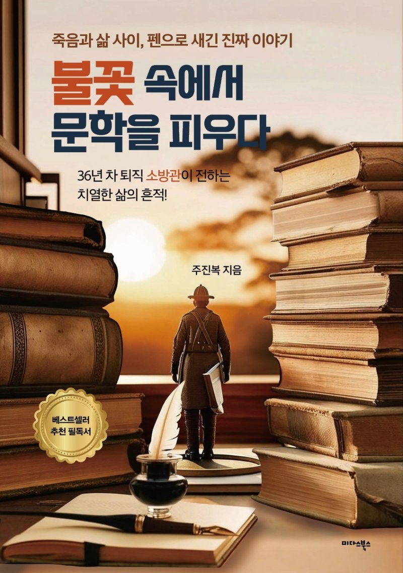 '불꽃 속에서 문학을 피우다' 표지 (출처=연합뉴스)