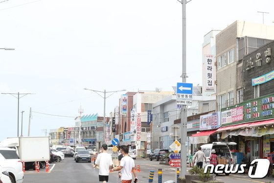 제주시 서부두 횟집거리./뉴스1