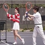 장우혁, 손성윤과 테니스 데이트…자연스러운 스킨십 [N컷]