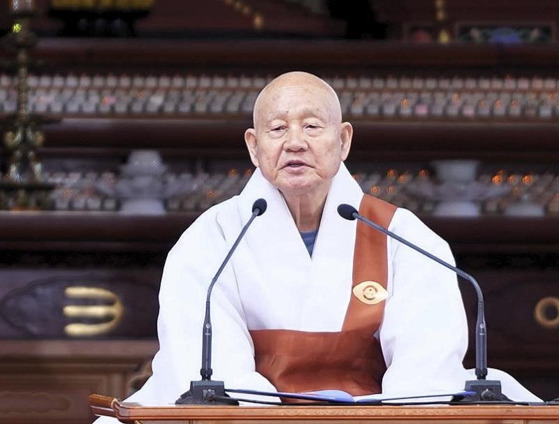 조계종 종정 성파스님 (출처=연합뉴스)