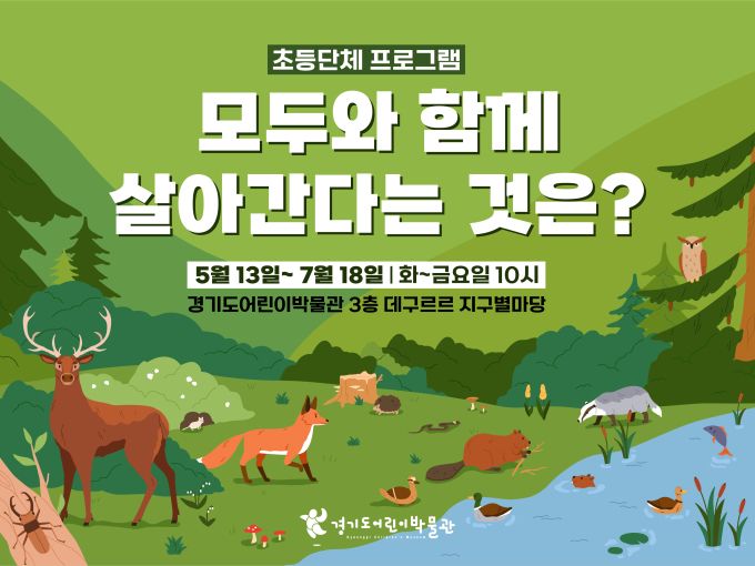 경기도어린이박물관, 상설교육 초등단체 프로그램 운영