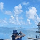 에일리, ♥최시훈과 커플 수영복 ″신혼여행 마무리″