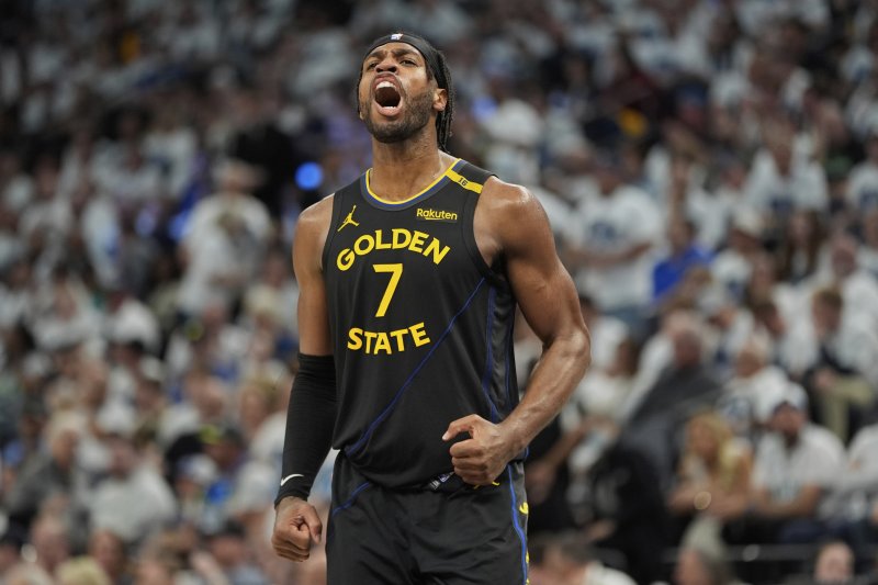 [미니애폴리스=AP/뉴시스] 미국프로농구(NBA) 골든스테이트 워리어스의 버디 힐드. 2025. 5. 6.