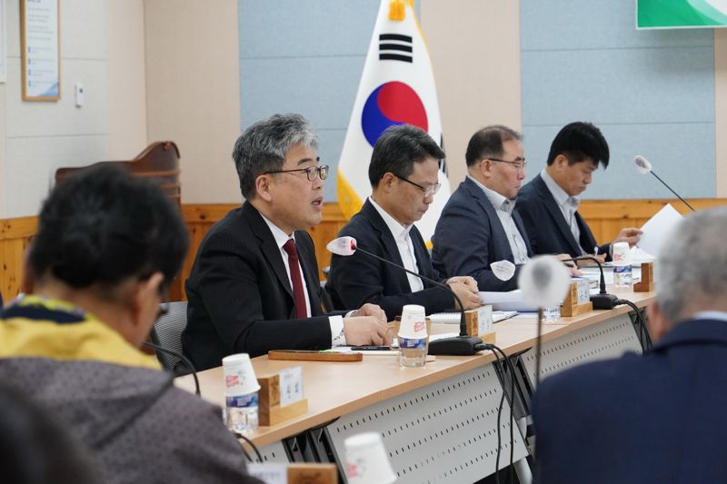 임상섭 산림청장, '산불피해 임업인과의 간담회' 주재