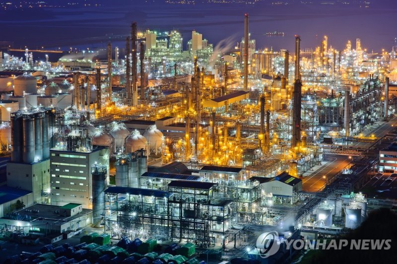 LG화학 여수공장 용성단지 전경. 연합뉴스