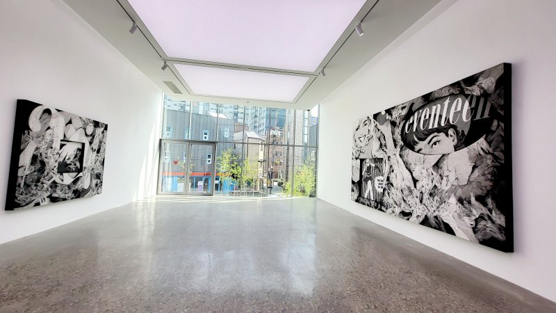 [사진=박현주미술전문기자= 리안갤러리 대구 애나 박 전시 전경. *재판매 및 DB 금지