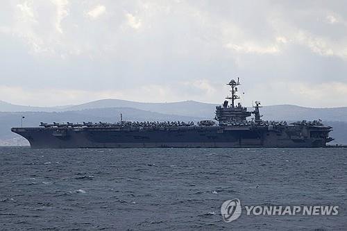 미국 항공모함 해리 트루먼호 (출처=연합뉴스)