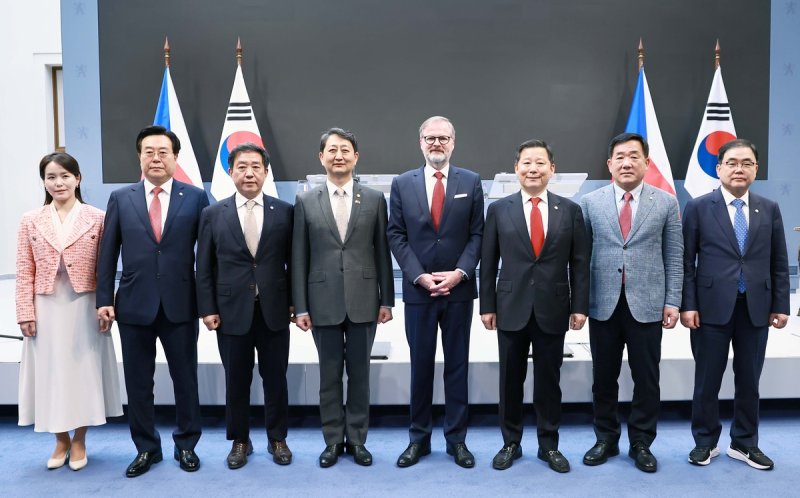한·체코, 원전산업 협력 약정' 체결식 (출처=연합뉴스)