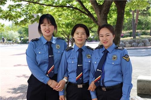 차지현 경감·신지연 경정·박재영 경감(왼쪽부터) (출처=연합뉴스)