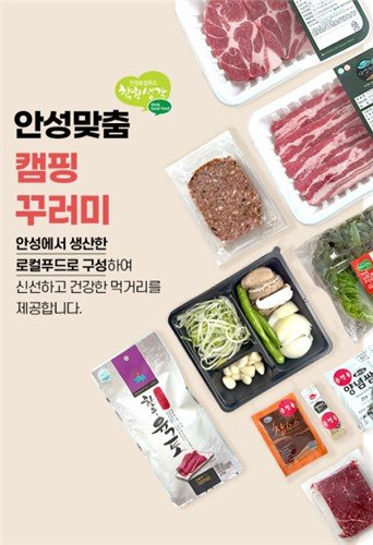 '안성맞춤 캠핑꾸러미' 포스터 (출처=연합뉴스)