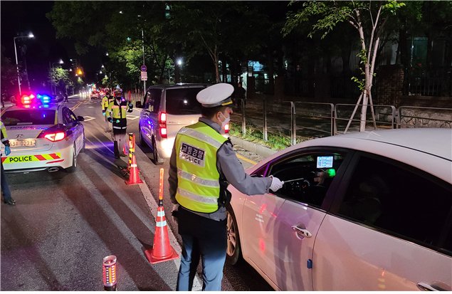 대전경찰청・자치경찰위원회, 음주・마약 운전 근절을 위한 집중단속 실시 (대전경찰청 제공. 재판매 및 DB 금지) 2025.5.8/뉴스1