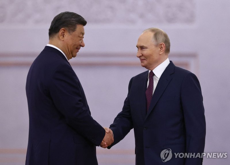 푸틴·시진핑, 크렘린궁서 정상회담 시작 (출처=연합뉴스)